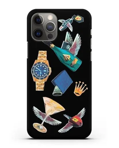 Чехол Роскошь силиконовый для iPhone 12 Pro