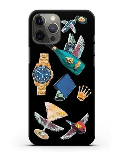 Чехол Роскошь силиконовый для iPhone 12 Pro Max