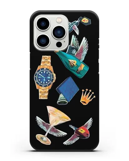 Чехол Роскошь силиконовый для iPhone 13 Pro