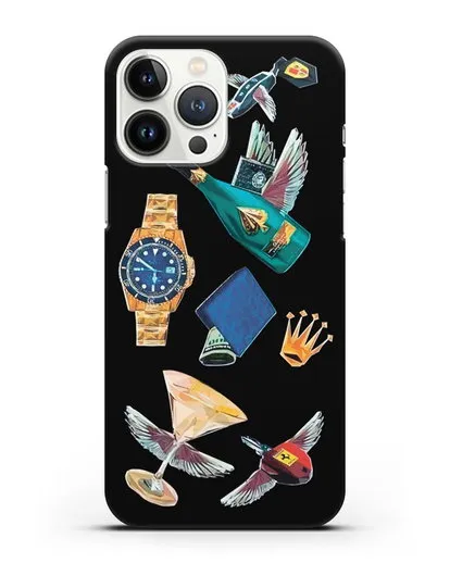 Чехол Роскошь силиконовый для iPhone 13 Pro Max