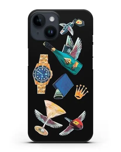 Чехол Роскошь силиконовый для iPhone 14