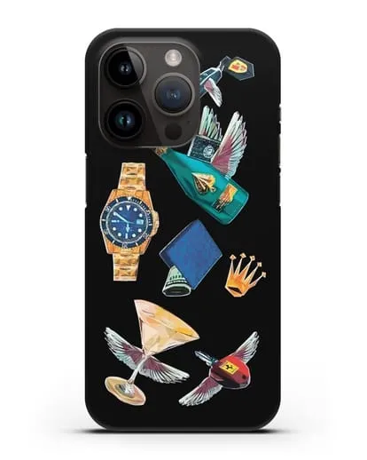 Чехол Роскошь силиконовый для iPhone 14 Pro