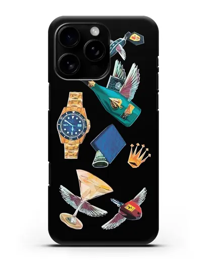 Чехол Роскошь силиконовый для iPhone 16 Pro Max