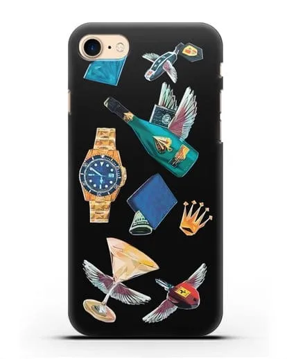 Чехол Роскошь силиконовый для iPhone 8