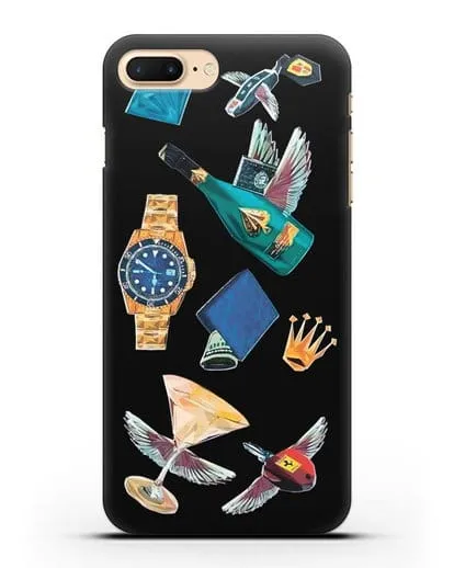 Чехол Роскошь силиконовый для iPhone 8 Plus