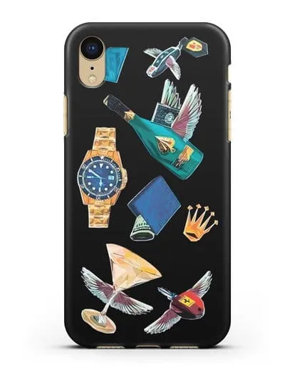 Чехол Роскошь силиконовый для iPhone XR