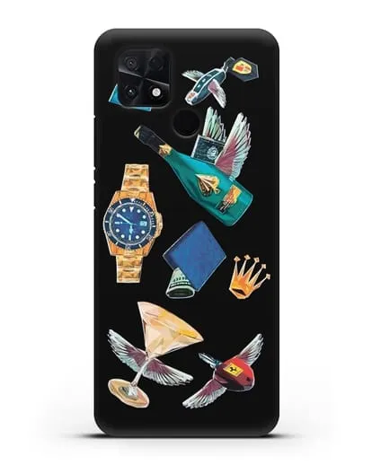 Чехол Роскошь силиконовый для Xiaomi Poco C40