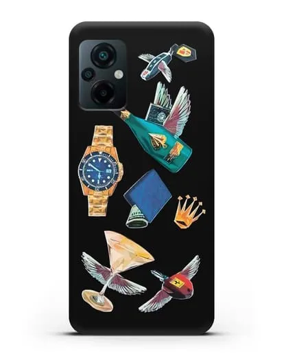 Чехол Роскошь силиконовый для Xiaomi Poco M5