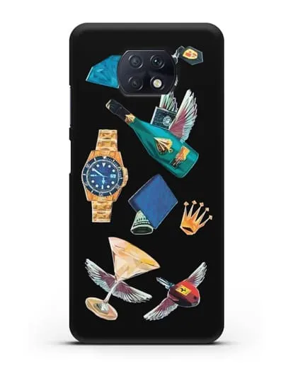 Чехол Роскошь силиконовый для Xiaomi Redmi Note 9T