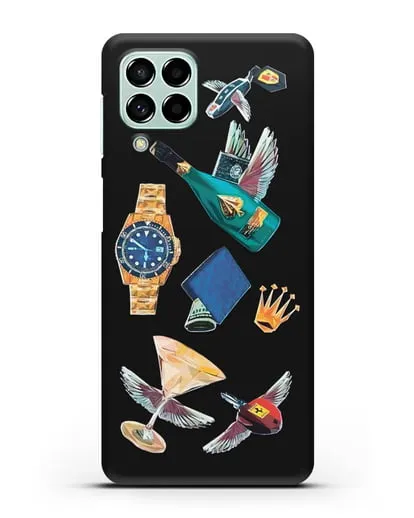 Чехол Роскошь силиконовый для Samsung Galaxy M53 [SM-M536]