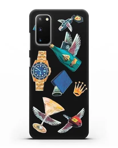 Чехол Роскошь силиконовый для Samsung Galaxy S20 [SM-G980F]