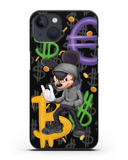 Чехол Богатый Минни Маус (Minnie Mouse) силиконовый для iPhone 13 Mini