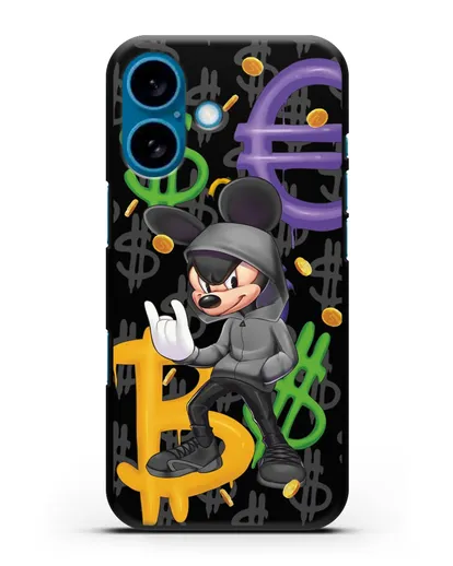 Чехол Богатый Минни Маус (Minnie Mouse) силиконовый для iPhone 16