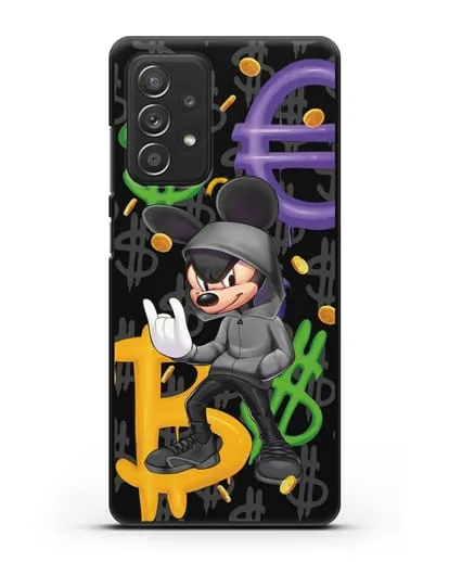 Чехол Богатый Минни Маус (Minnie Mouse) силиконовый для Samsung Galaxy A53