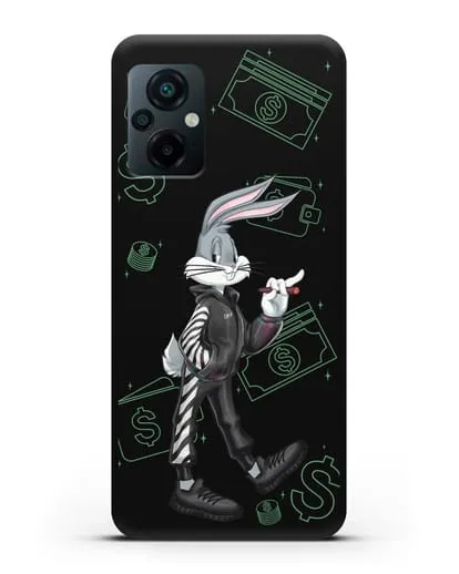 Чехол Багз Банни (Bugs Bunny) в костюме Off-White силиконовый для Xiaomi Poco M5