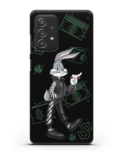 Чехол Багз Банни (Bugs Bunny) в костюме Off-White силиконовый для Samsung Galaxy A53