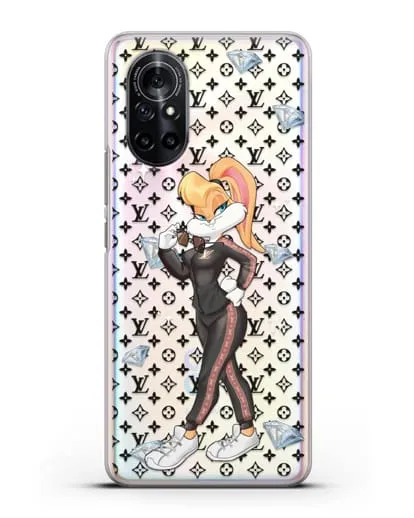 Чехол Лола Банни (Lolla Bunny) в спортивном костюме Луи Витон (Louis Vuitton) силиконовый для Huawei Nova 8