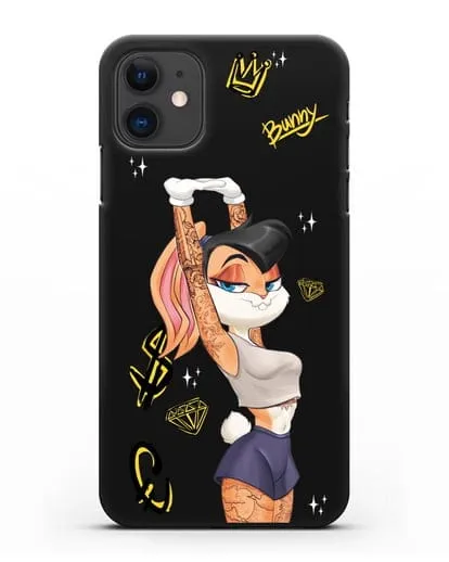 Чехол Лола Банни (Lolla Bunny) в татуировках силиконовый для iPhone 11