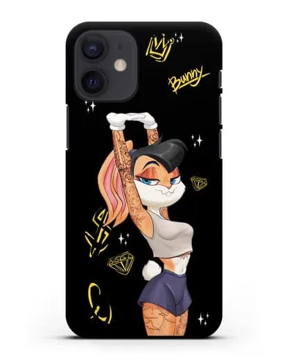 Чехол Лола Банни (Lolla Bunny) в татуировках силиконовый для iPhone 12 mini