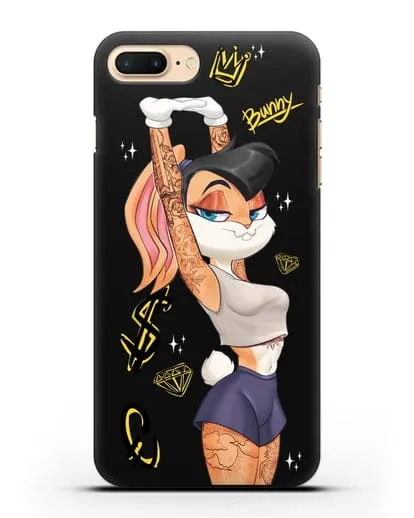Чехол Лола Банни (Lolla Bunny) в татуировках силиконовый для iPhone 8 Plus