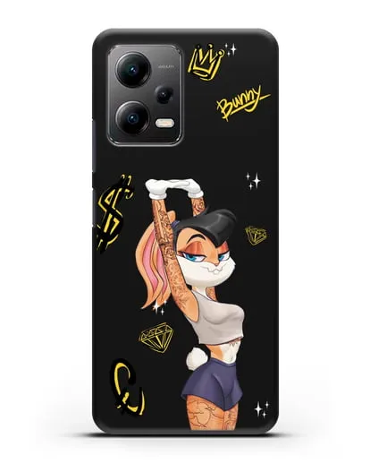 Чехол Лола Банни (Lolla Bunny) в татуировках силиконовый для Xiaomi Poco X5