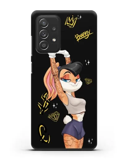 Чехол Лола Банни (Lolla Bunny) в татуировках силиконовый для Samsung Galaxy A53