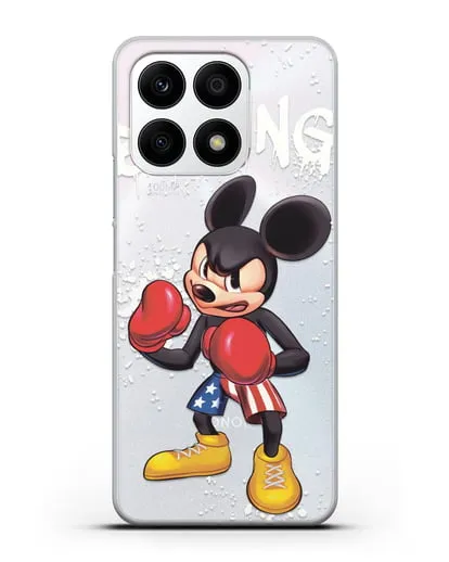 Чехол Микки Маус (Mickie Mouse) боксёр силиконовый для Honor X8a