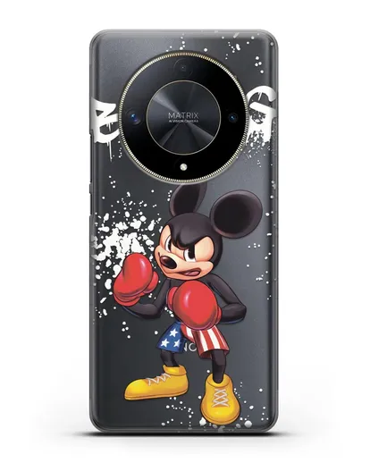 Чехол Микки Маус (Mickie Mouse) боксёр силиконовый для Honor X9b