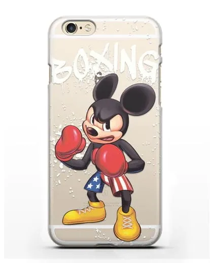 Чехол Микки Маус (Mickie Mouse) боксёр силиконовый для iPhone 6s