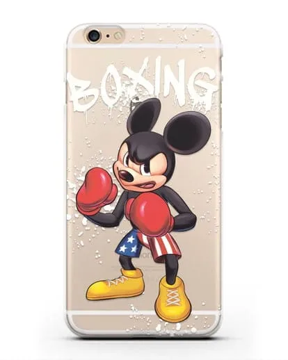 Чехол Микки Маус (Mickie Mouse) боксёр силиконовый для iPhone 6 Plus