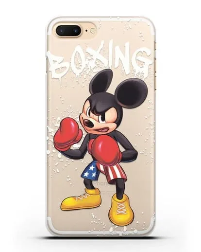 Чехол Микки Маус (Mickie Mouse) боксёр силиконовый для iPhone 8 Plus