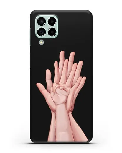 Чехол с иллюстрацией Ладошки силиконовый для Samsung Galaxy M53 [SM-M536]