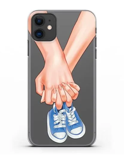 Чехол с иллюстрацией В ожидании малыша силиконовый для iPhone 11