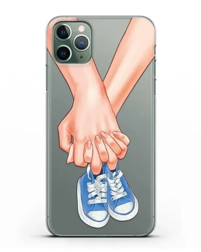 Чехол с иллюстрацией В ожидании малыша силиконовый для iPhone 11 Pro