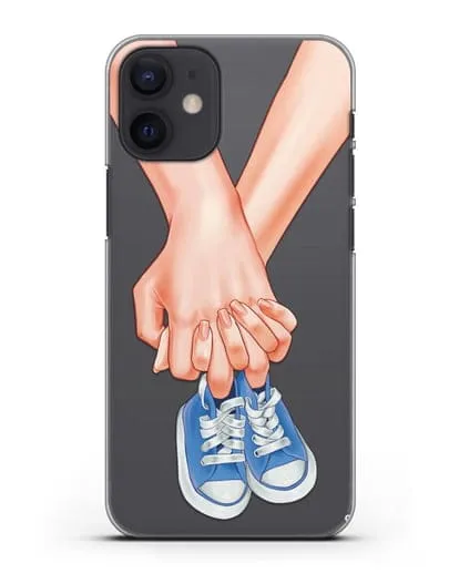 Чехол с иллюстрацией В ожидании малыша силиконовый для iPhone 12 mini