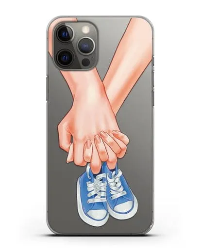 Чехол с иллюстрацией В ожидании малыша силиконовый для iPhone 12 Pro Max