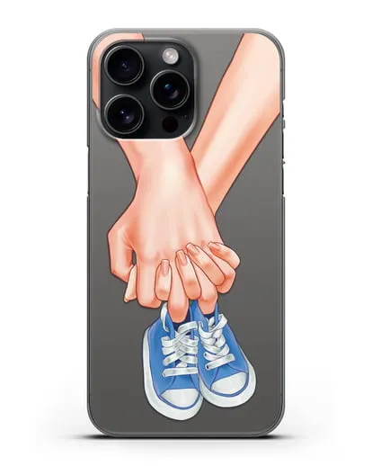 Чехол с иллюстрацией В ожидании малыша силиконовый для iPhone 15 Pro Max