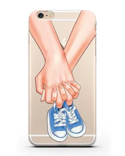 Чехол с иллюстрацией В ожидании малыша силиконовый для iPhone 6s Plus