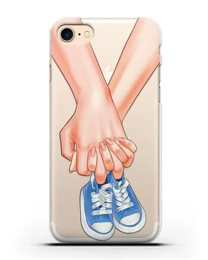 Чехол с иллюстрацией В ожидании малыша силиконовый для iPhone 7