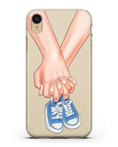 Чехол с иллюстрацией В ожидании малыша силиконовый для iPhone XR