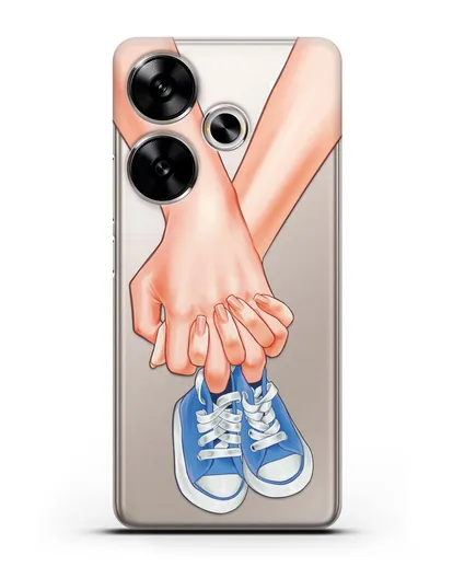 Чехол с иллюстрацией В ожидании малыша силиконовый для Xiaomi Poco F6