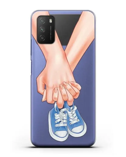 Чехол с иллюстрацией В ожидании малыша силиконовый для Xiaomi Poco M3