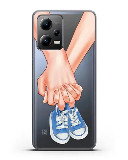 Чехол с иллюстрацией В ожидании малыша силиконовый для Xiaomi Poco X5