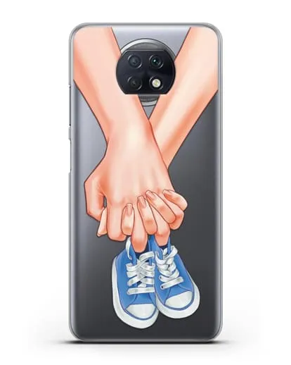 Чехол с иллюстрацией В ожидании малыша силиконовый для Xiaomi Redmi Note 9T