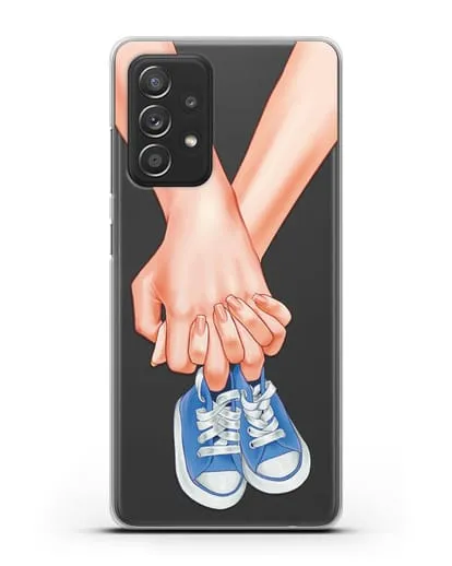 Чехол с иллюстрацией В ожидании малыша силиконовый для Samsung Galaxy A53