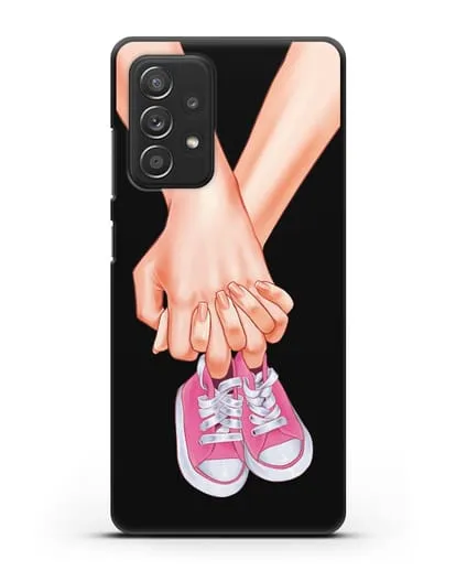 Чехол с иллюстрацией В ожидании девочки силиконовый для Samsung Galaxy A53