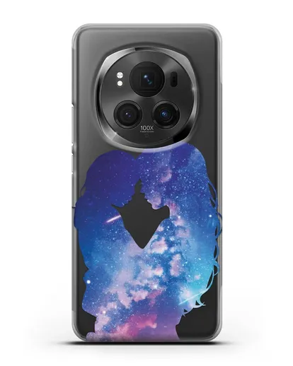 Чехол с иллюстрацией Мама с дочкой силиконовый для Honor Magic 6 Pro