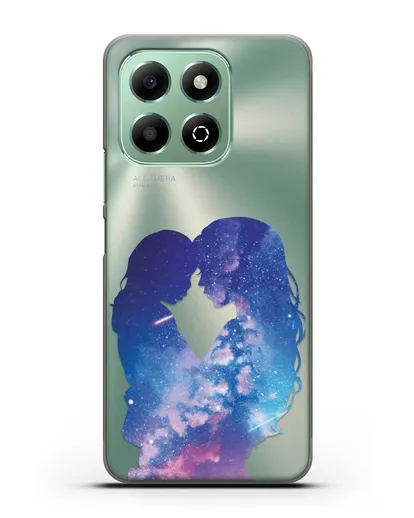 Чехол с иллюстрацией Мама с дочкой силиконовый для Honor X6b