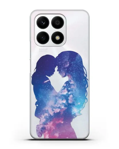 Чехол с иллюстрацией Мама с дочкой силиконовый для Honor X8a