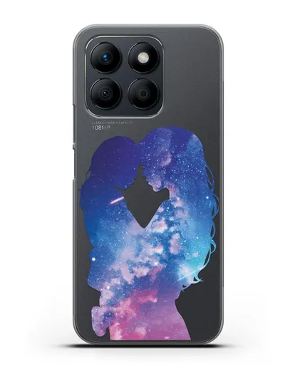 Чехол с иллюстрацией Мама с дочкой силиконовый для Honor X8b